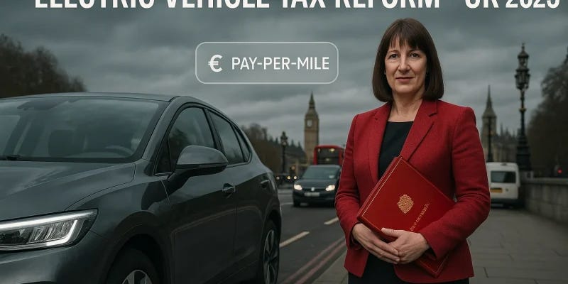 Rachel Reeves Electric Vehicle Tax: Pay-Per-Mile Plan Set to Reshape UK ...