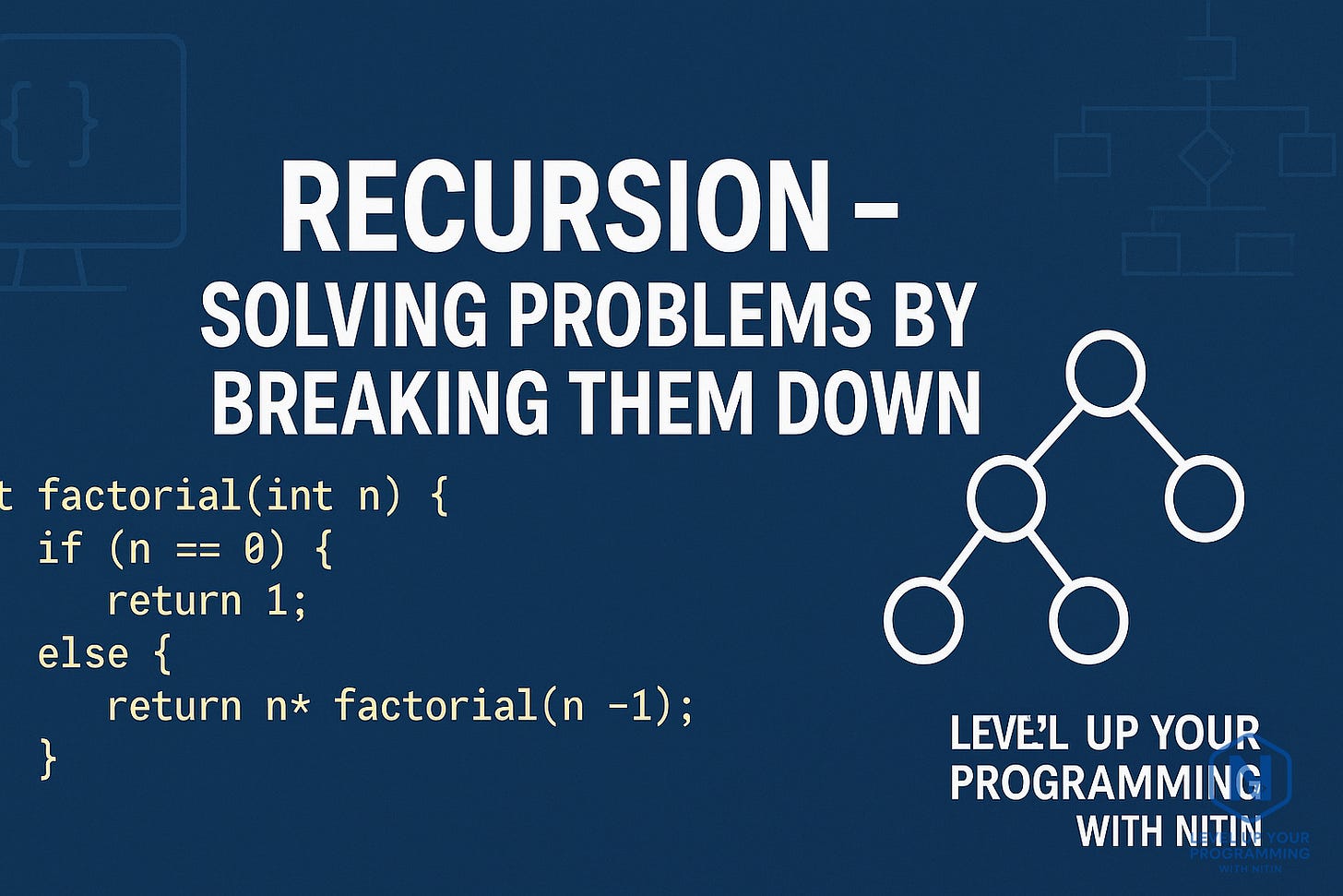 🔁 Recursion – Solving Problems by Breaking Them Down
