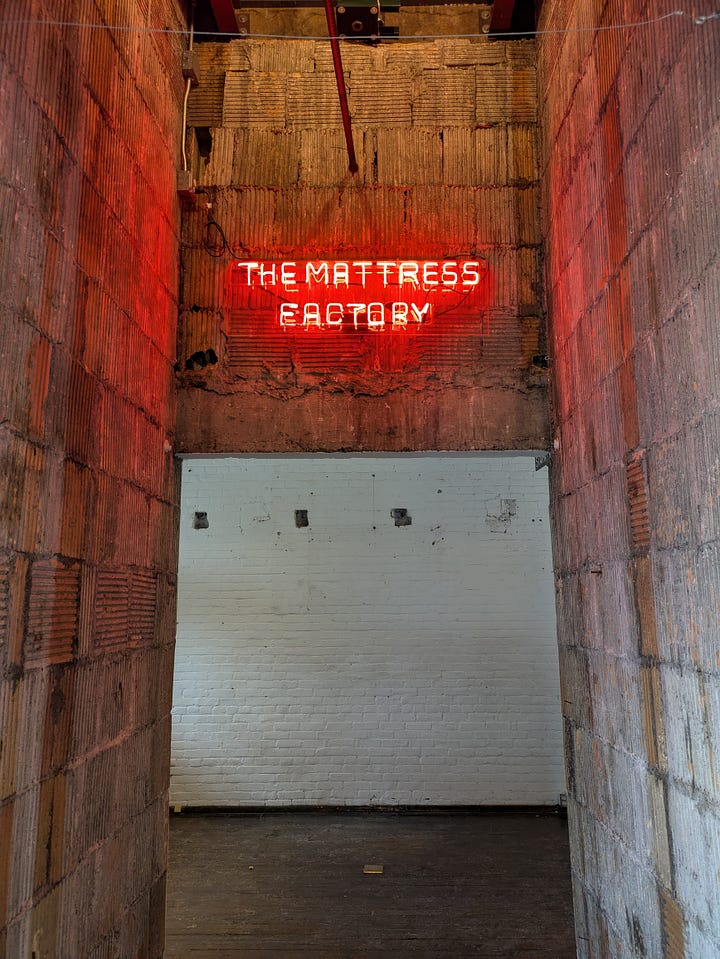 Pieces from Pittsburgh multi-dimensional artist Baron Bach. See more at. https://baronbatch.com/collections/square-cafe. A peek inside PGH's Mattress Factory Art Museum.