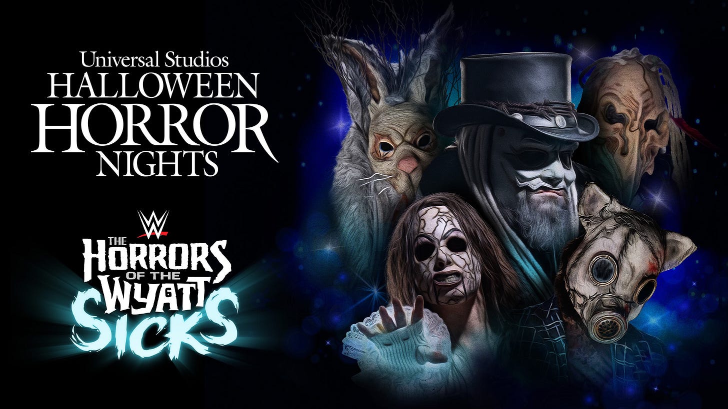Preview of The Horrors of the Wyatt Sicks at Halloween Horror Nights Preview of The Horrors of the Wyatt Sicks at Halloween Horror Nights