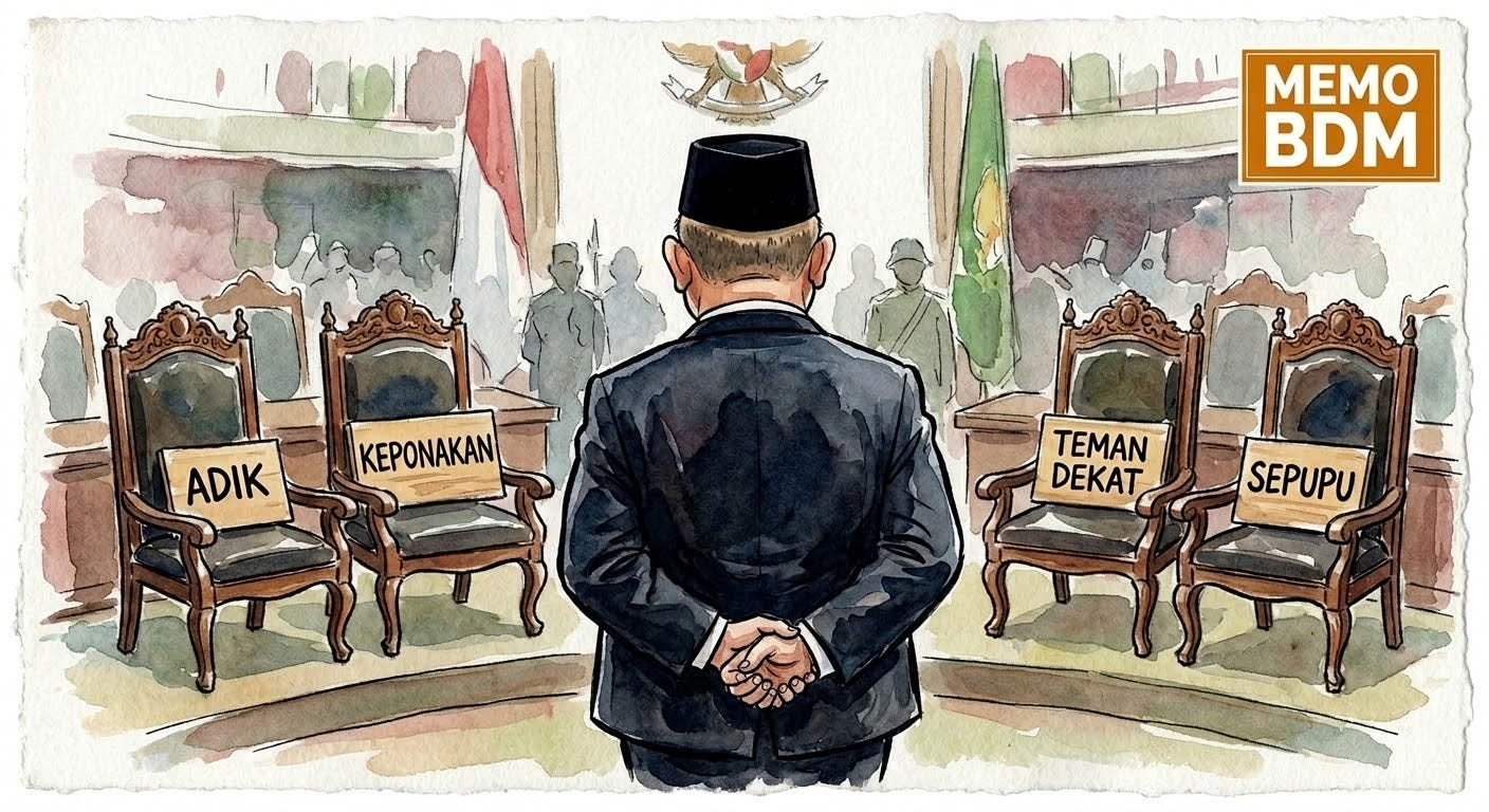 Familiisme, Saat Kekuasaan Jadi Urusan Keluarga