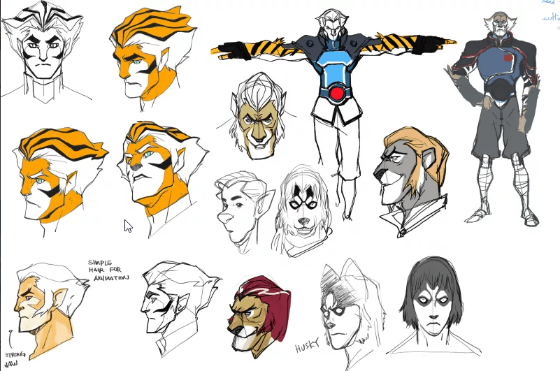 ryu kihyun rejected concept art for thundercats 2018 ryu kihyun rejected concept art for thundercats 2018