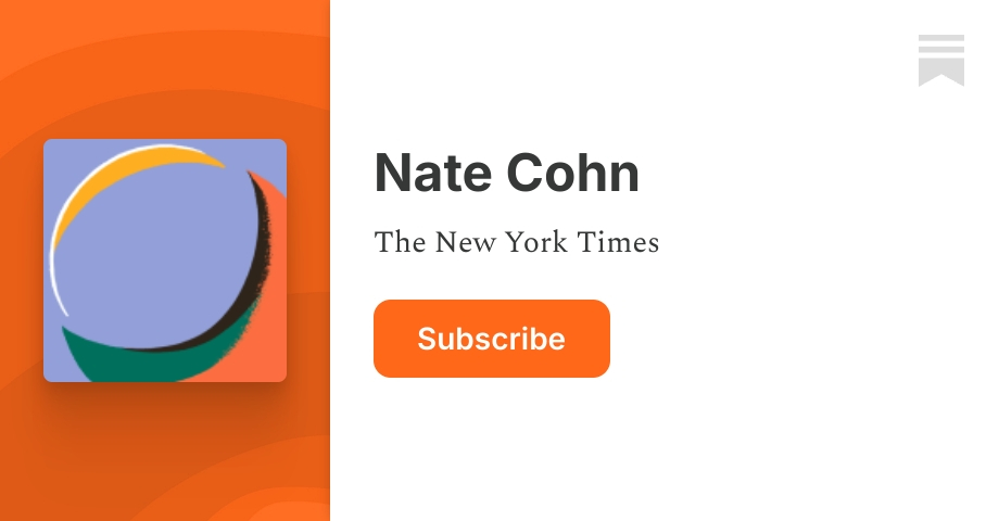 Nate Cohn | Substack