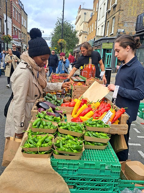 Islington Farmers Market, Chapel Market, London