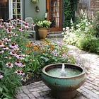 Why it works - how to design and create a tiny romantic garden space