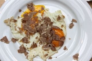 EAT - Fried eggs and shaved truffles EAT - Fried eggs and shaved truffles