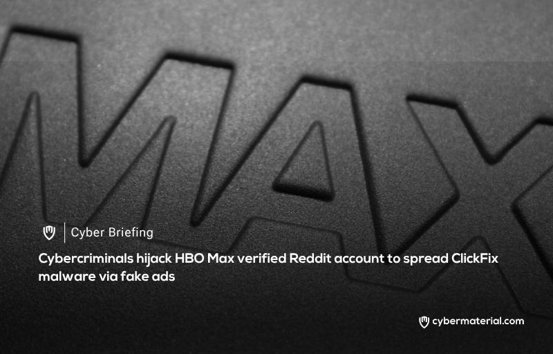 HBO Max Reddit Account Compromised for Malware Distribution