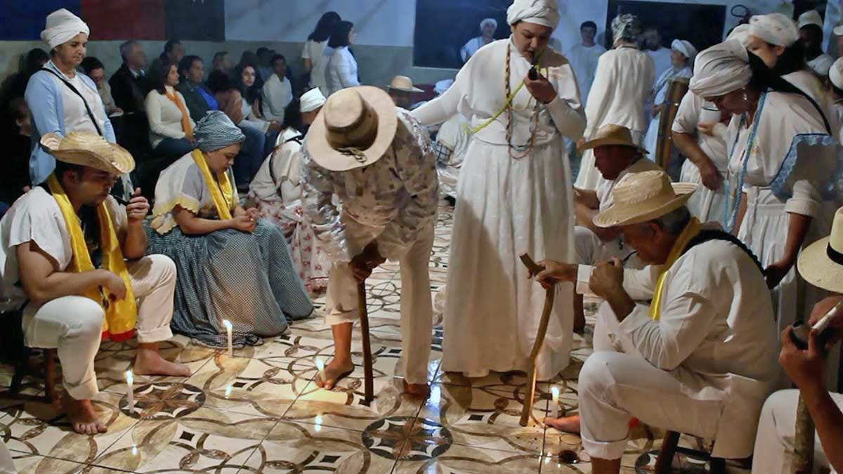 umbanda ceremony afrobrazilian religion prayer