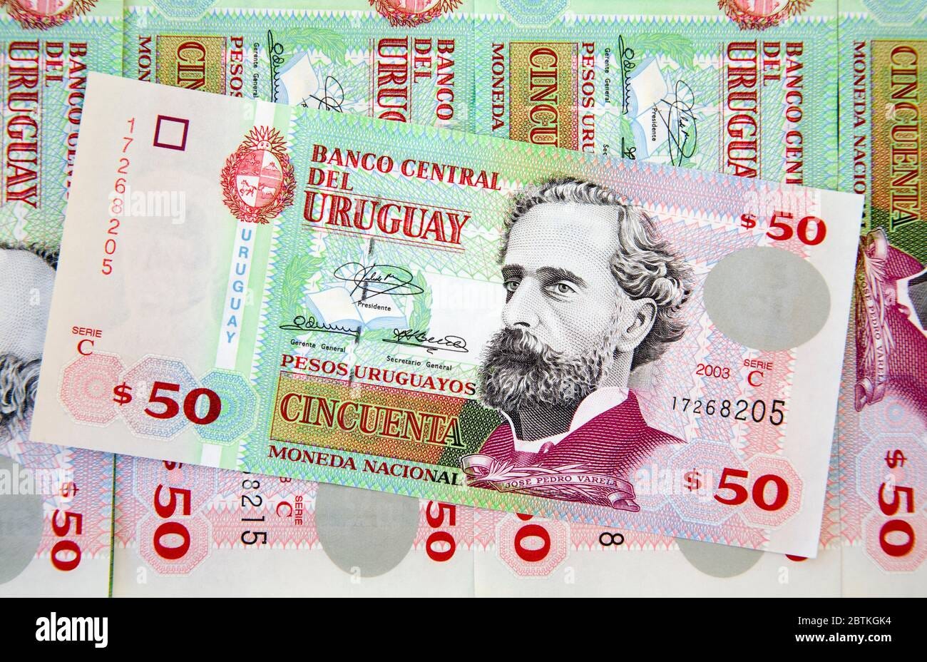 Uruguayan Peso Notes, Montevideo, Uruguay, South America Stock Photo - Alamy