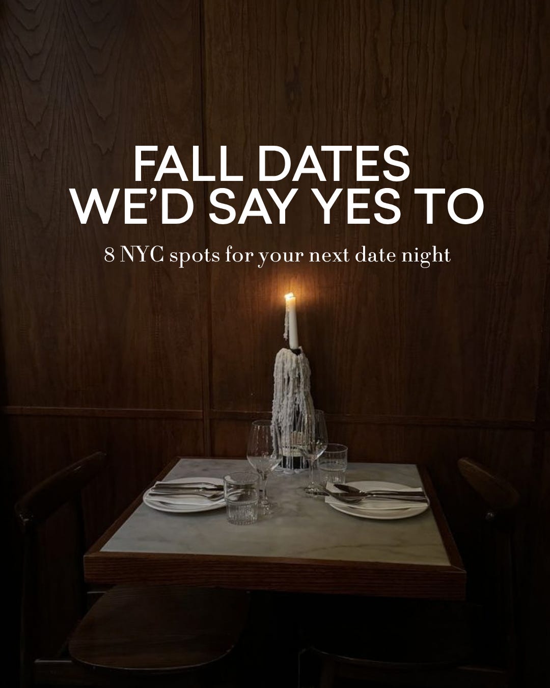 Fall Dates We’d Say Yes To