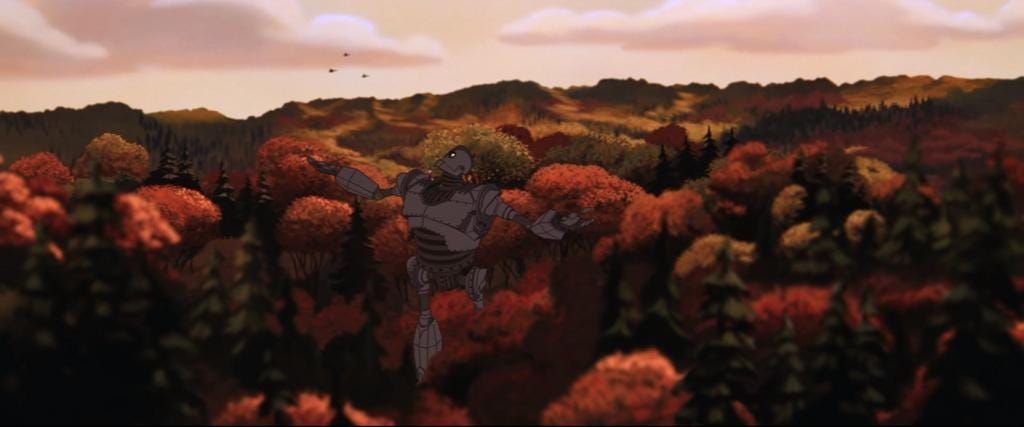 One Perfect Shot on X: "THE IRON GIANT (1999) Cinematography by Steven  Wilzbach Directed by Brad Bird Read about childhood and heroism:  https://t.co/Mj8JO1LXs0 https://t.co/i3v7LyAMEA" / X