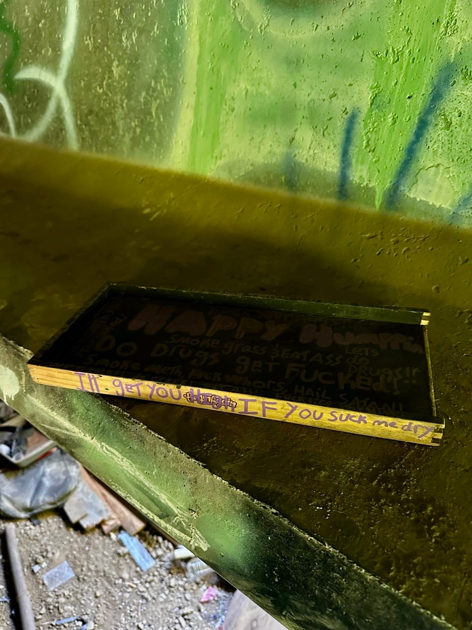 A sign on a ledge
Description automatically generated A sign on a ledge
Description automatically generated