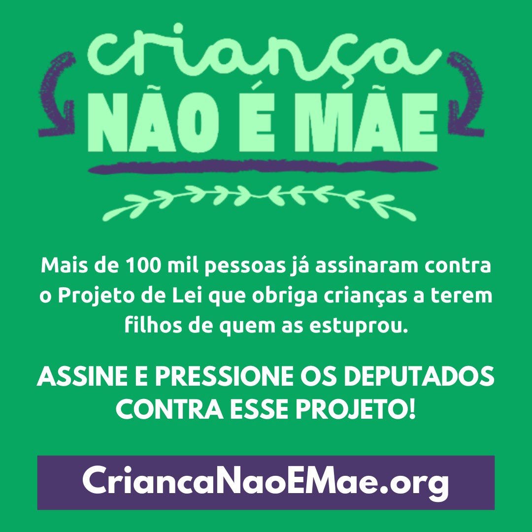 Criança não é mãe: FENASPS repudia PL que equipara aborto a homicídio! -  Fenasps