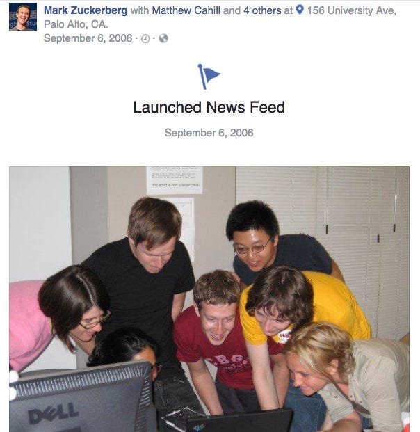 Facebook News Feed Launch 10 Year Anniversary - Business Insider