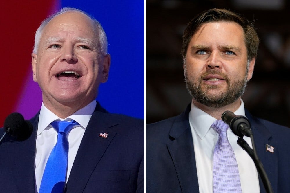 how to watch tim walz jd vance vp debate live online