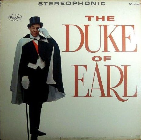 The Duke of Earl by Gene Chandler (Album; Vee Jay; SR 1040): Reviews,  Ratings, Credits, Song list - Rate Your Music