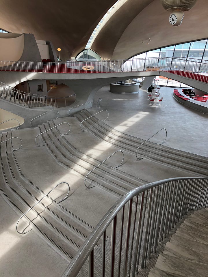 Seeing Eero Syrian TWA Terminal in person was something that I thought would never happen, let alone staying there while it was deserted during the pandemic was the wildest dream