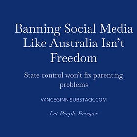 Banning Social Media Like Australia Isn’t Freedom