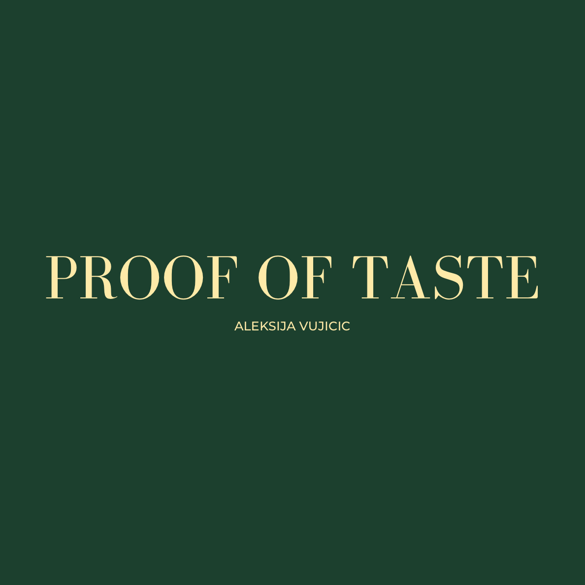 Proof of Taste logo