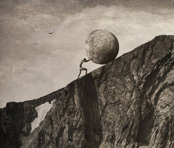 Sisyphus Art Print by Jeffrey Hummel - Fine Art America Sisyphus Art Print by Jeffrey Hummel - Fine Art America