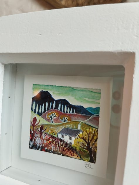 Mini painting, tiny art