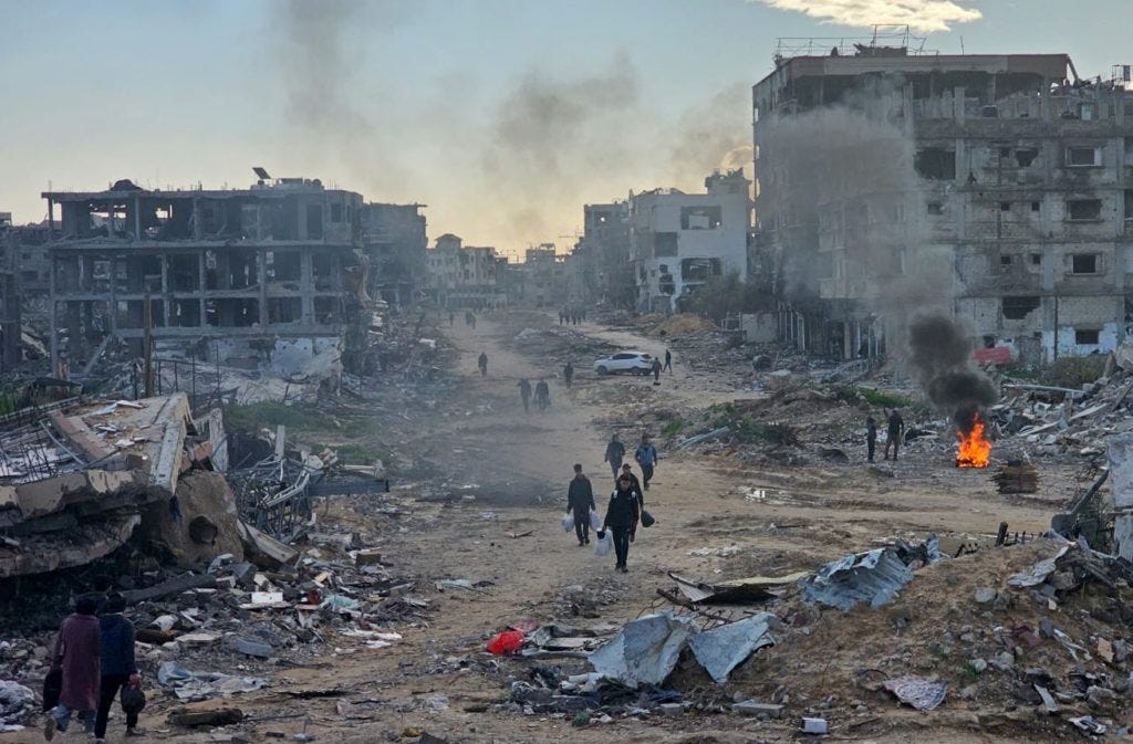 Hamas shows signs of return in Gaza City after Israel withdraws most of its  troops from area | PBS NewsHour