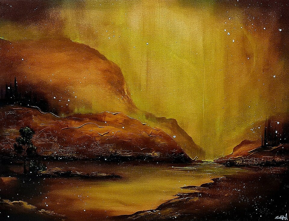 File:Edge of the world...acrylic on canvas, 3ft×4ft.jpg