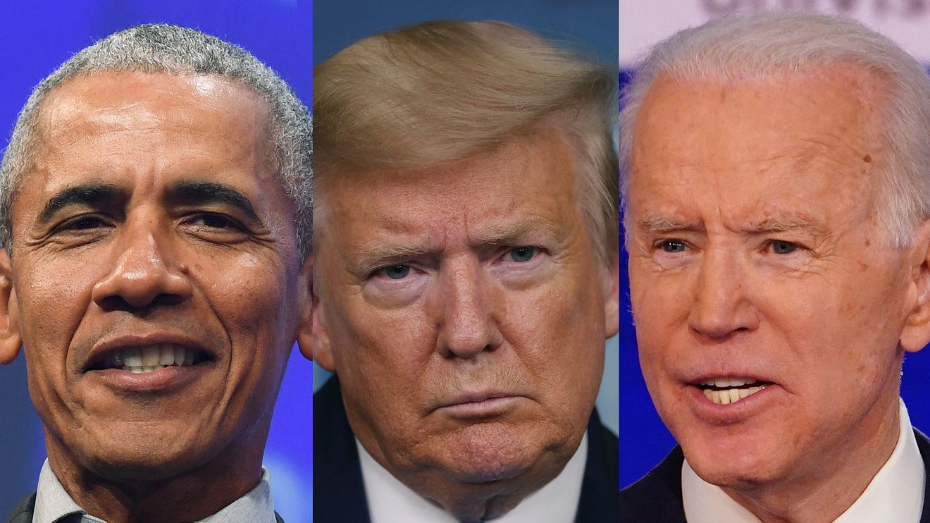 The best pandemic president? Obama tops Trump who tops Biden, poll shows -  MarketWatch