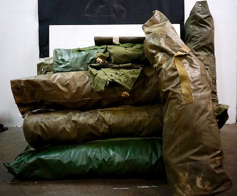 We follow the Circular Economy Model by using 100% Recycled Vintage Tents for ALL our design products.