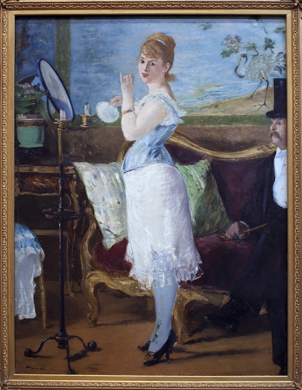Portrait of Actress Henriette Hauser as Nana