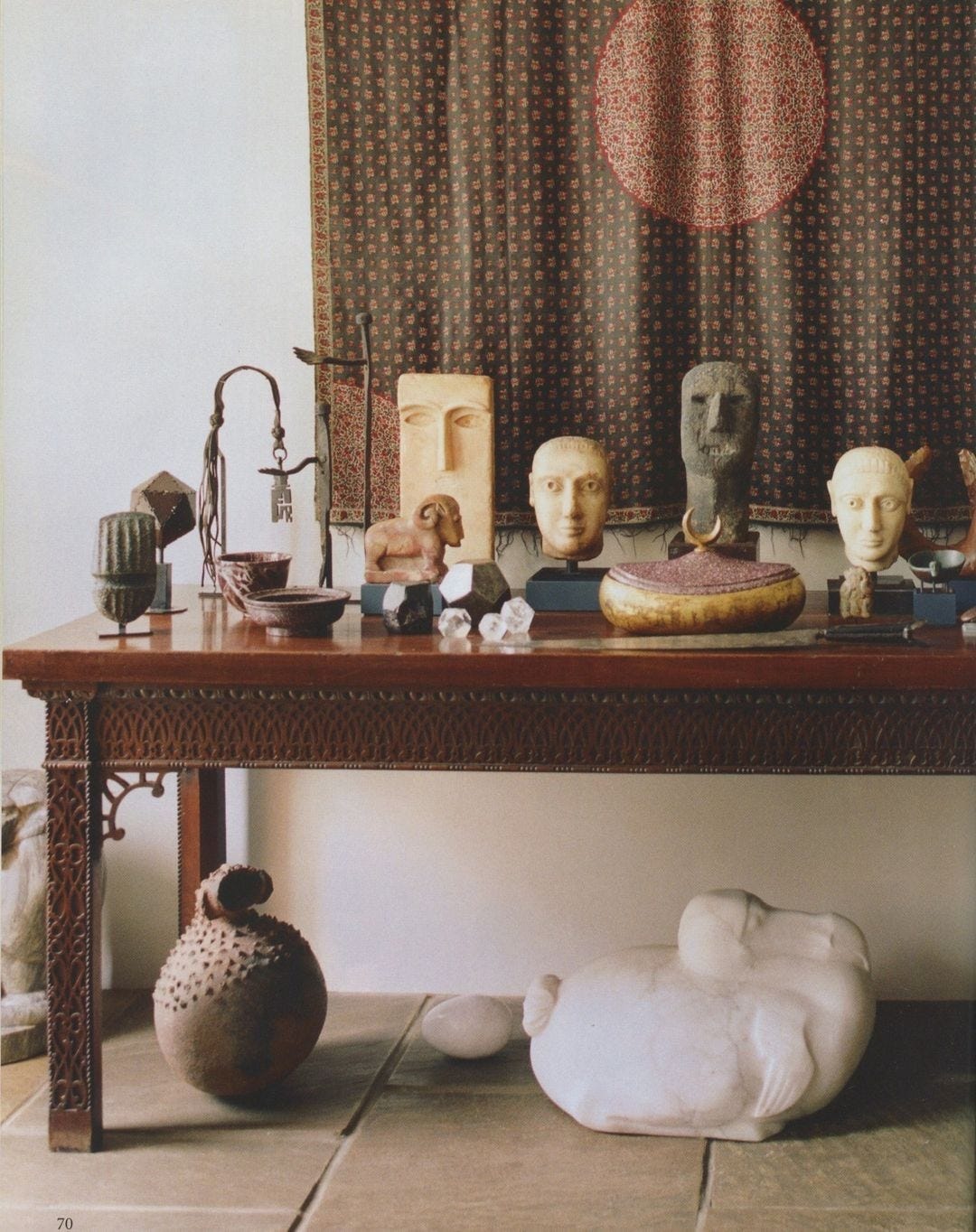 An Instagram  post added by benjaminvandiver on Sep 10, 2024. The author is @roberthadley59. May present: sofa tables.