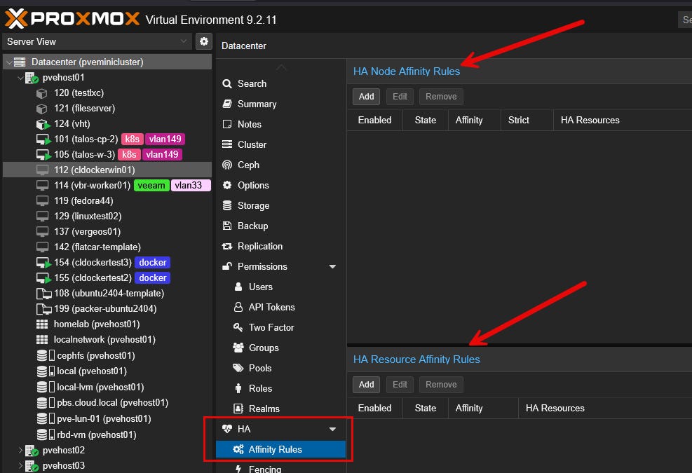 The Proxmox HA Rule I'm Using to Keep Redundant VMs Apart