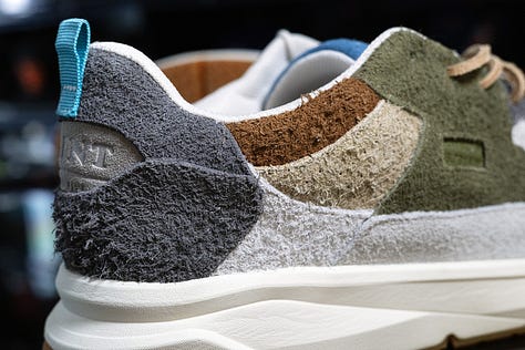 Hangtags, Tennessee details, and layers of suede