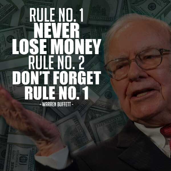 Be Like Buffet: Don't Lose Money! | In Bene