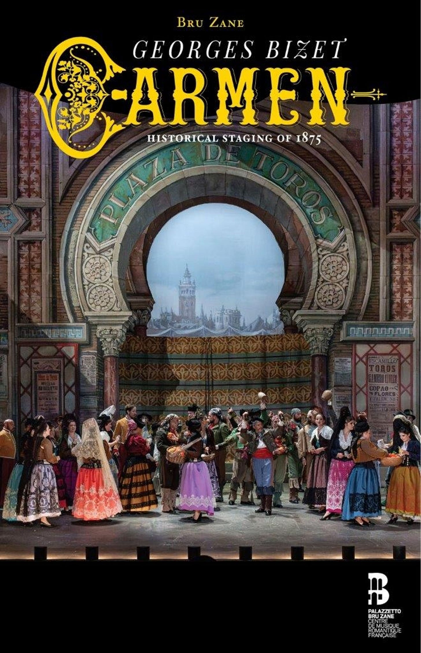 DVD cover of Palazzetto Bru Zane's DVD release of Carmen