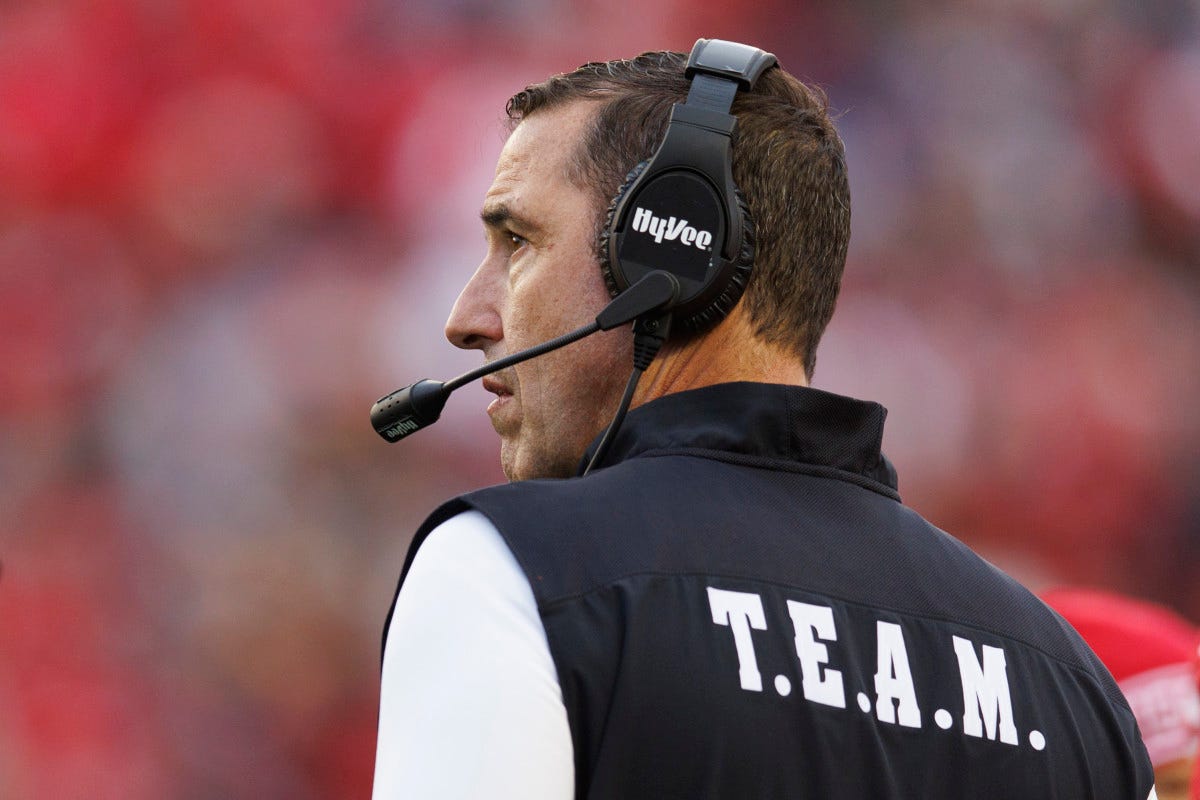 Wisconsin Badgers head football coach Luke Fickell 
