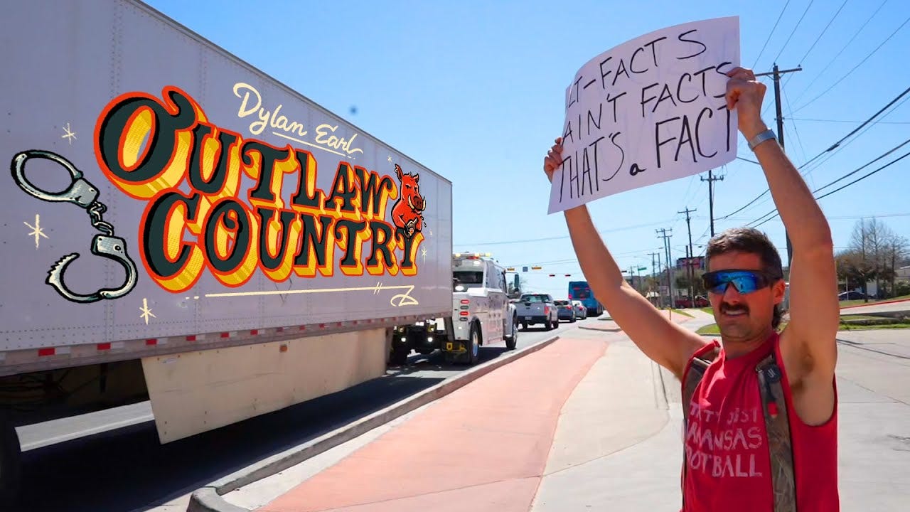 Dylan Earl is a real outlaw.