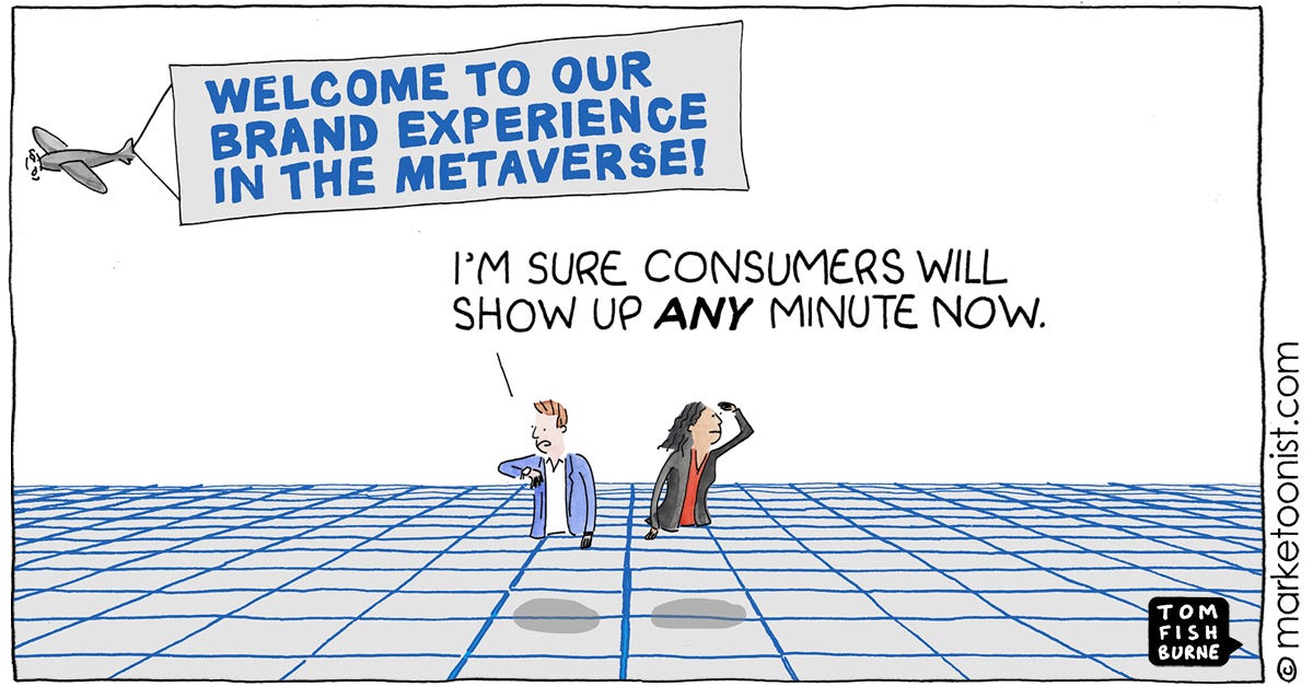 Metaverse cartoon