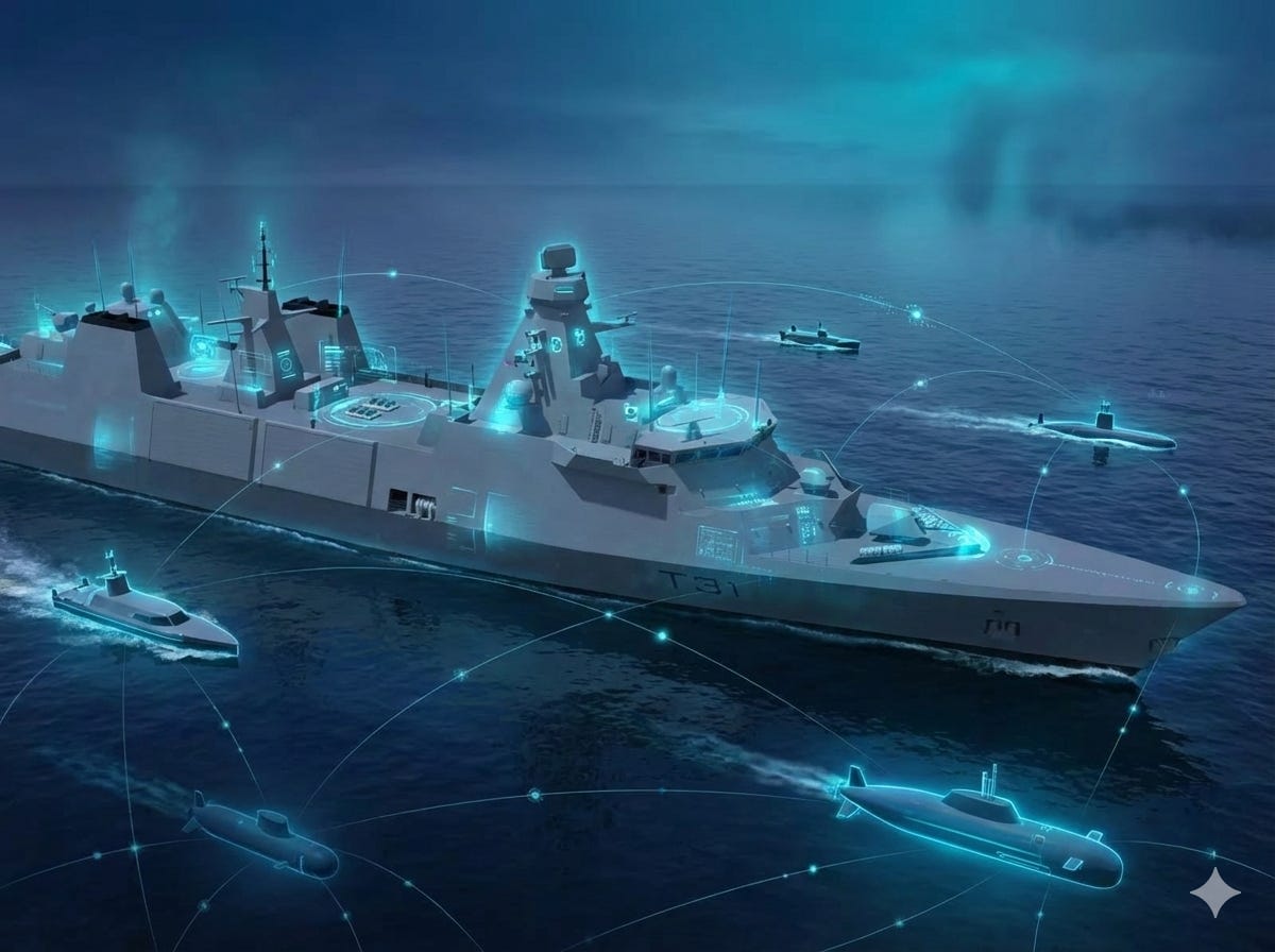 Autonomous and Remote, Maritime Operational Response – Force concept drawing Autonomous and Remote, Maritime Operational Response – Force concept drawing