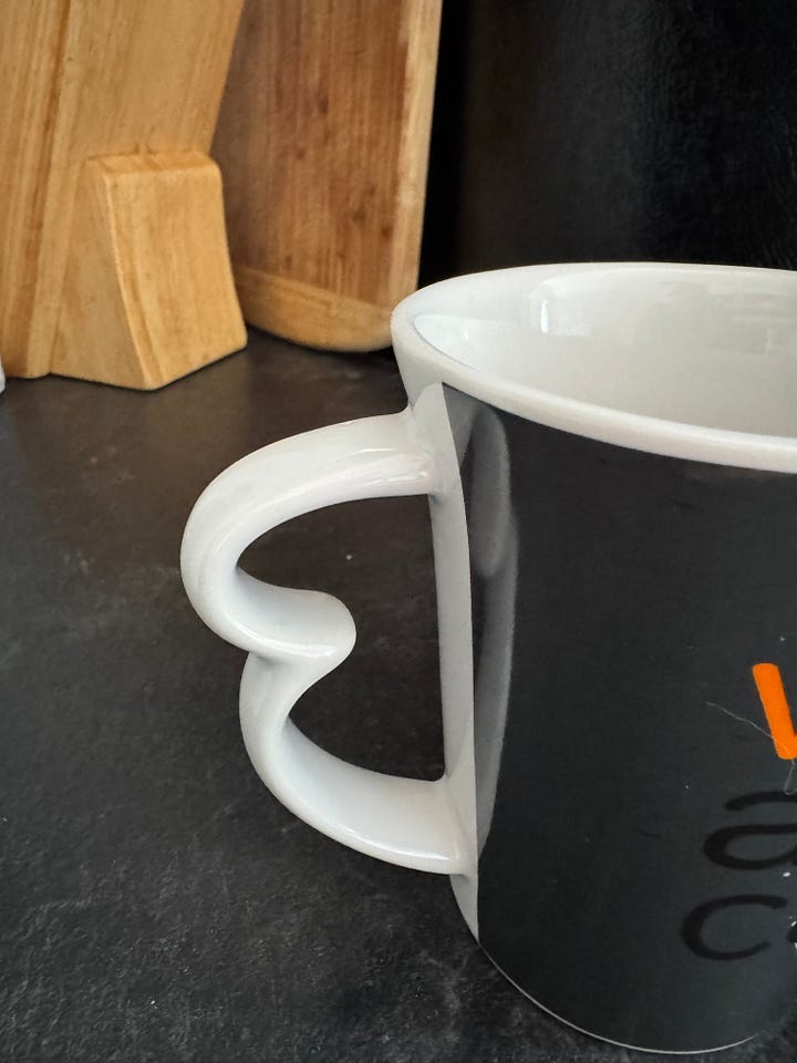 A mug that says weam trans always care