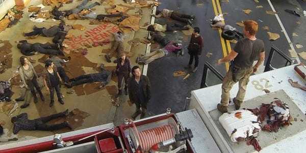 walking dead fire truck for abraham self help images walking dead fire truck for abraham self help images
