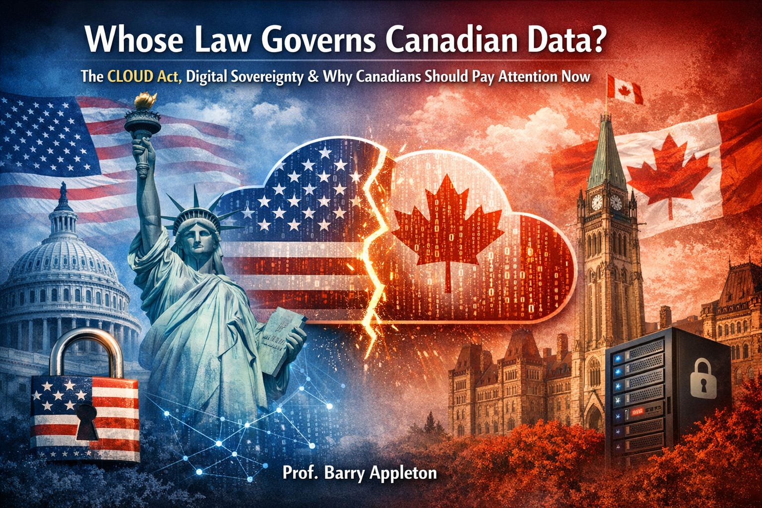 Whose Law Governs Canadian Data? The CLOUD Act, Digital Sovereignty.