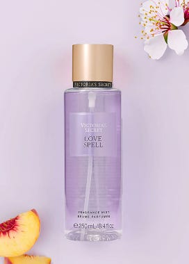 An image of Victoria's Secret Body Mists for The Beauty Ed® substack