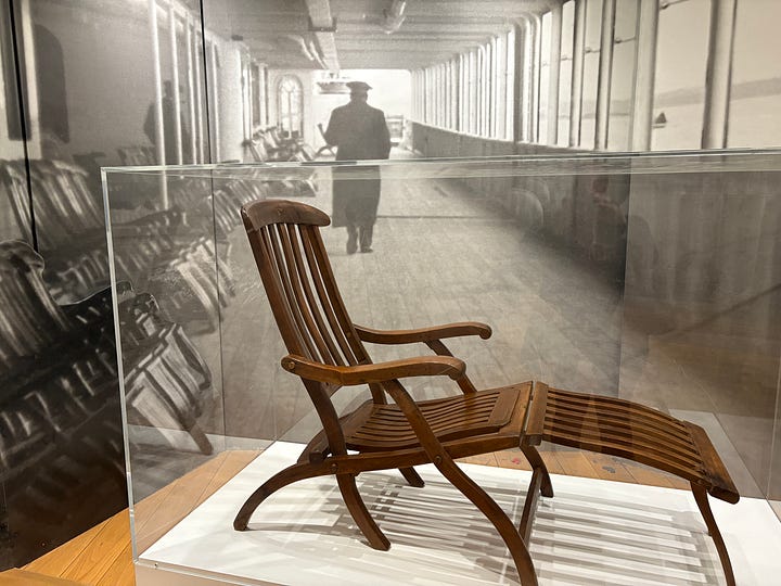 Titanic artifacts at the SeaCity Museum in Southampton