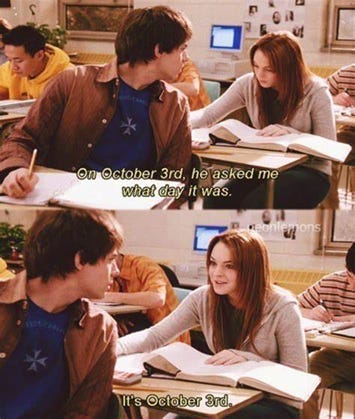 On October 3rd, he asked me what day it was... - Que Bella Beauty
