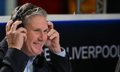 A victory lap for Starmer, now officially a member of the glitterati | John  Crace | The Guardian