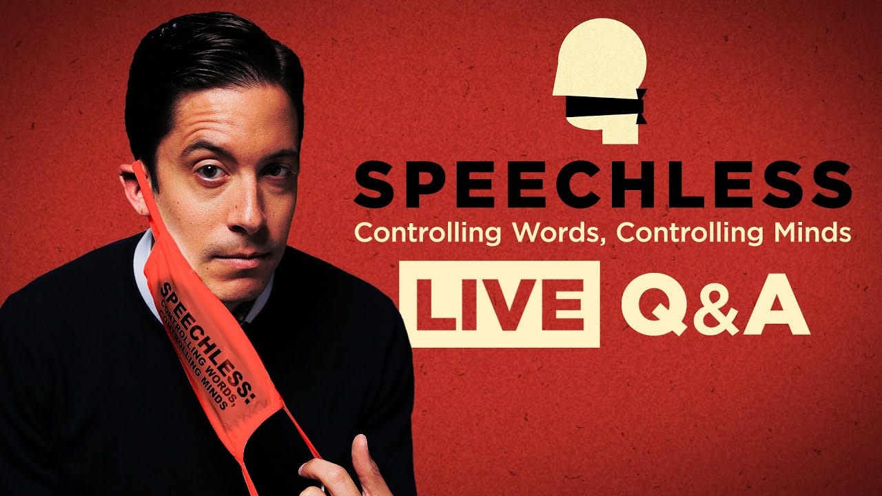 Michael Knowles Book Signing and Q&A | Speechless: Controlling Words,  Controlling Minds