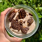 A healthier take on an oreo mcflurry