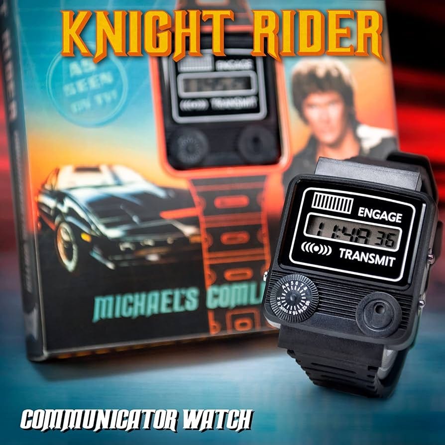 Amazon.com: Doctor Collector: Knight Rider: Communicator Watch - Michael's  Comlink Watch Replica, Digital Watch, Officially Licensed Collectable Based  Off The Hit Franchise : Clothing, Shoes & Jewelry