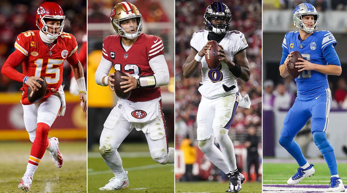 NFL Divisional Round Playoffs 2024: It's Chiefs, Ravens, 49ers and Lions  for a Berth in Super Bowl LVIII - Sports Illustrated